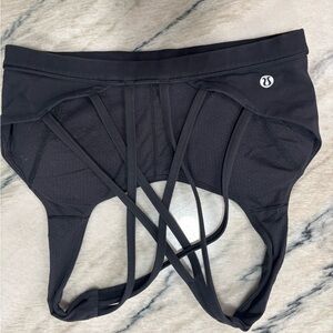 lululemon athletica Black Crop Top